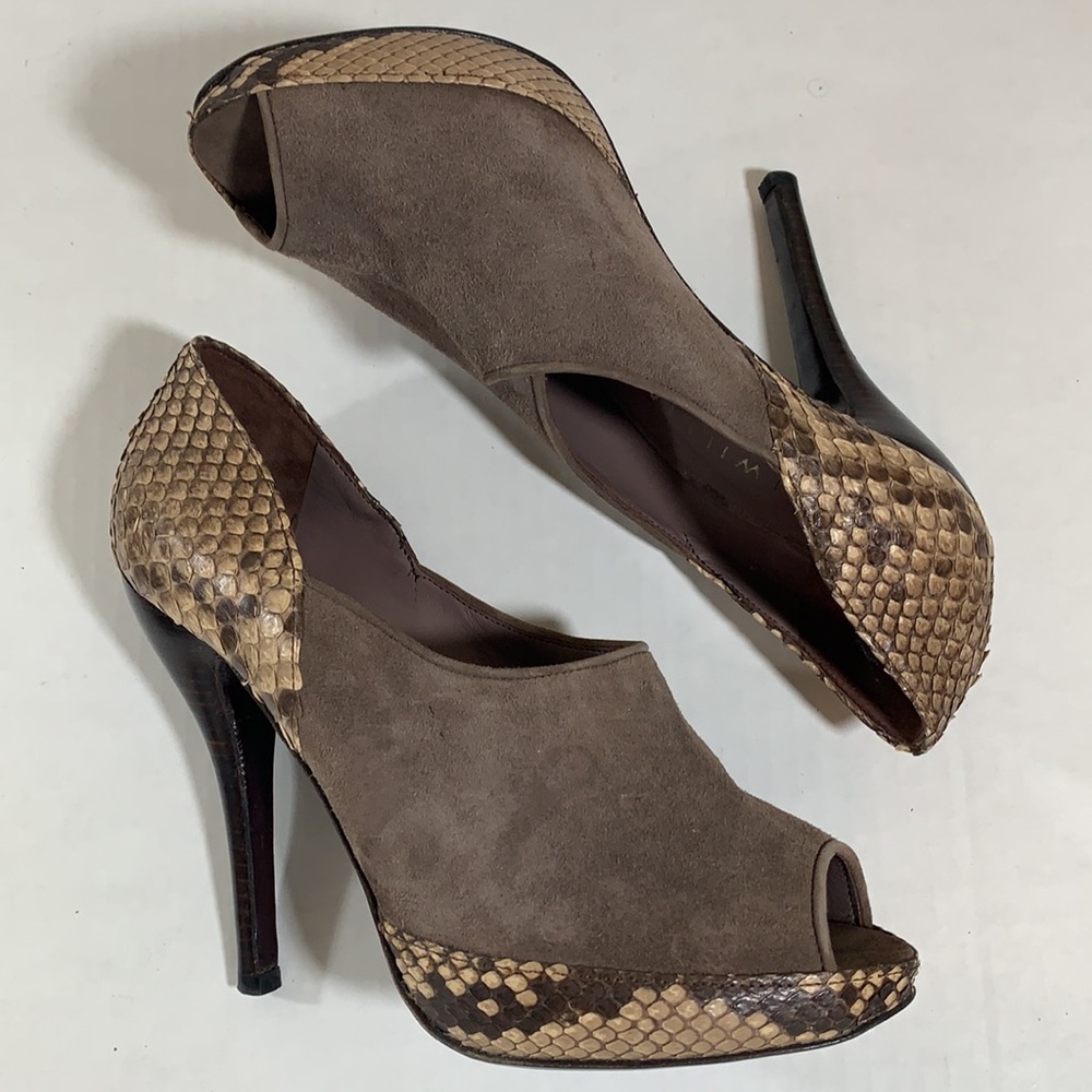 H Williams Peep Toe Heels Size 37